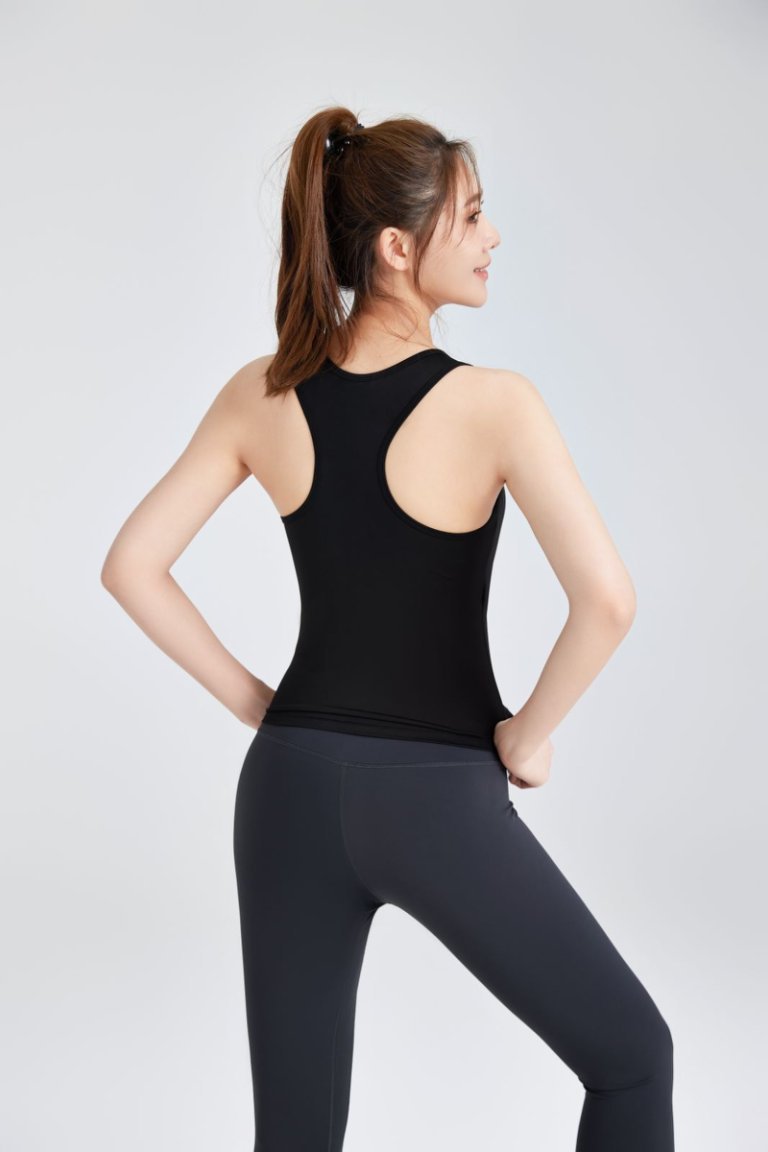High - Support Shockproof Yoga Vest | Racerback Padded Tank | Seamless & Form - Fitting Activewear - Women's Activewear by Ceecile